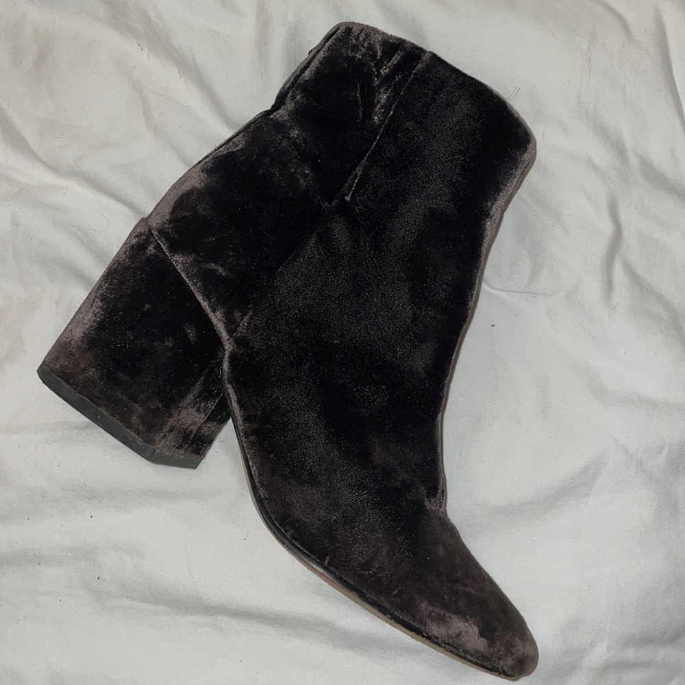 Sam Edelman velvet booties
